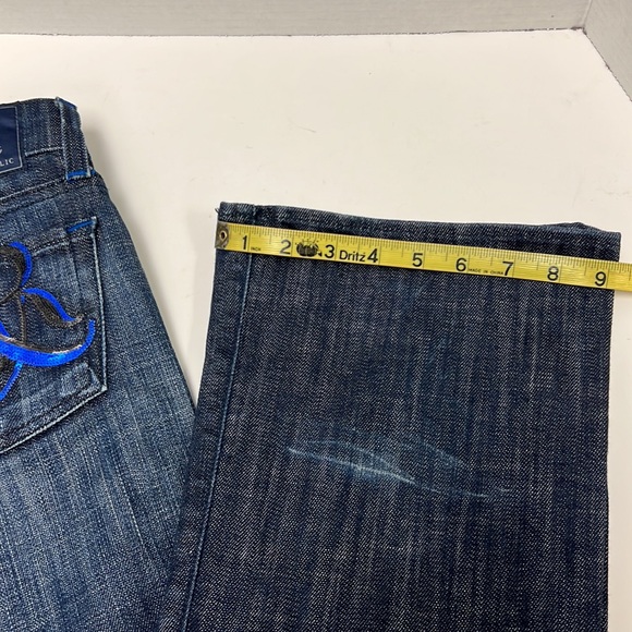 Rock & Republic Kasandra Flare Leg Jeans with Sequin Embellished Back Pockets - Picture 10 of 10